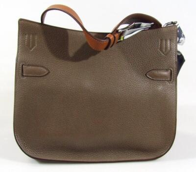 A Hermes Taurillon Clemence two coloured shoulder bag - 2