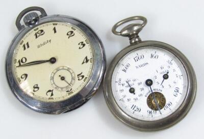 Various bygones collectables a miniature clock - 3