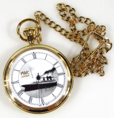 An as new modern London Company PWC pocket watch