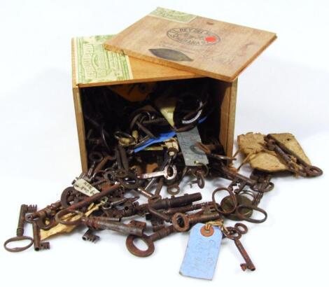 A large quantity of various keys