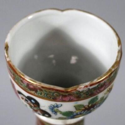 A late 19thC Cantonese famille rose vase - 3