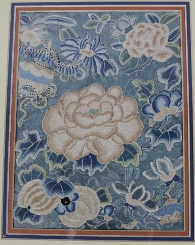 A Qing period Chinese embroidery