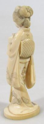 An early 20thC Japanese ivory okimono - 9