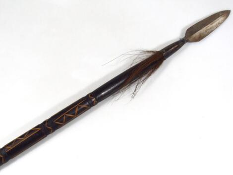 An African tribal spear