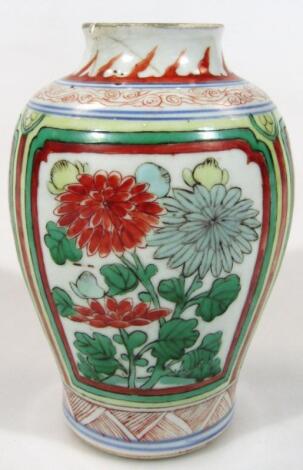 A Kangxi style Chinese porcelain vase