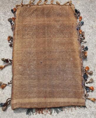 A 20thC Middle Eastern tribal style sack rug or wall hanging - 3