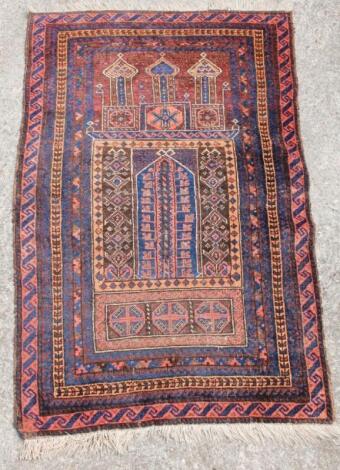 A 20thC Middle Eastern woollen rug