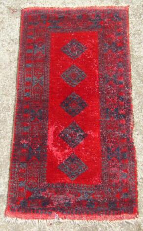 An early to mid 20thC Persian wool carpet