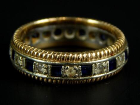 A 9ct gold eternity ring