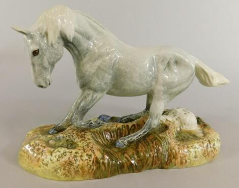 A Beswick model of a grey horse