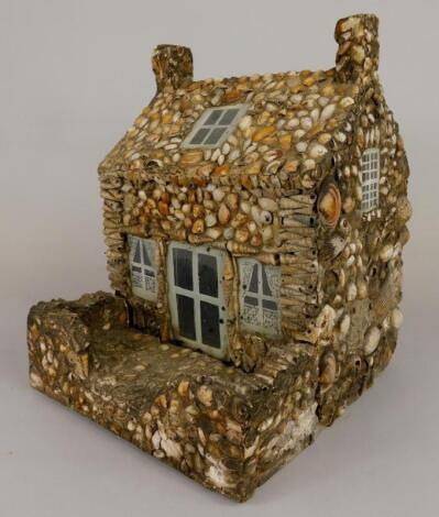 An early 20thC model of a cottage