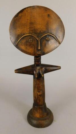 Tribal Art. An Ashanti Akuaba carved wooden figure