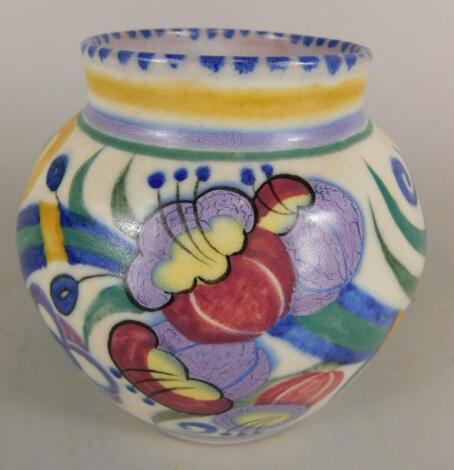 A Carter Stabler Adams Poole pottery vase