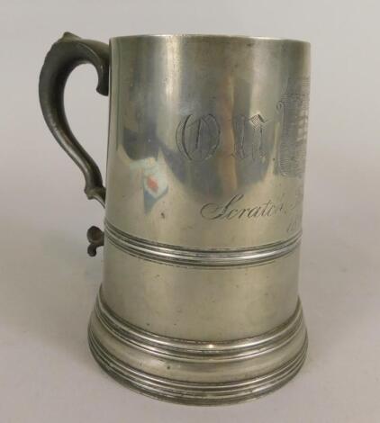 An Oxford University Boat Club pewter tankard