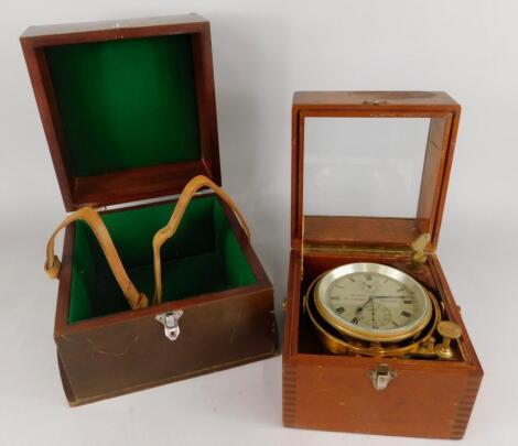 A marine chronometer by Thomas Mercer