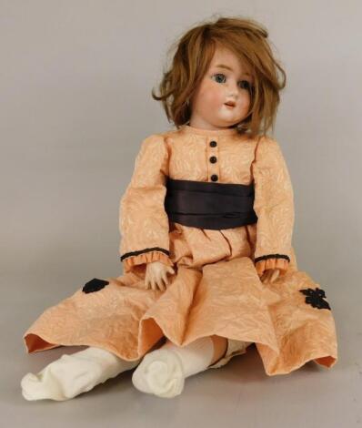 A Simon & Halbig bisque head doll