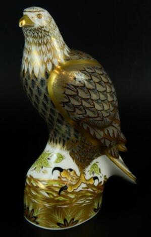 A Royal Crown Derby sea eagle paperweight