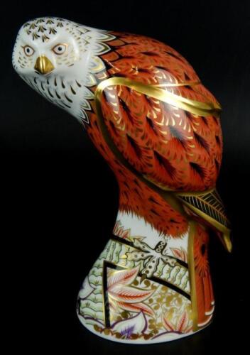 A Royal Crown Derby Red Kite paperweight