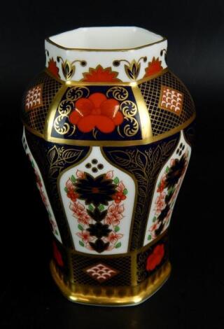 A Royal Crown Derby Old Imari pattern vase