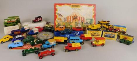 A quantity of die cast vehicles