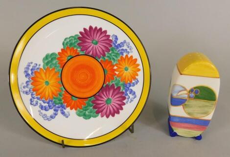 A Wedgwood Clarice Cliff Collection sugar castor