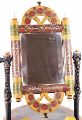 An early 20thC Persian table mirror - 3