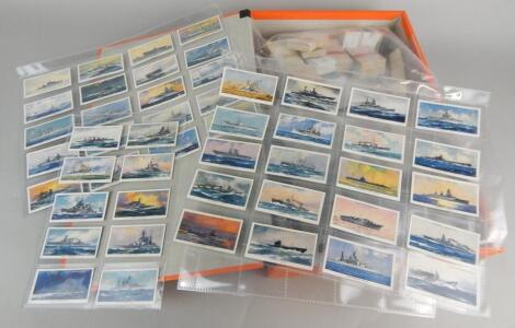 A large quantity of cigarette cards