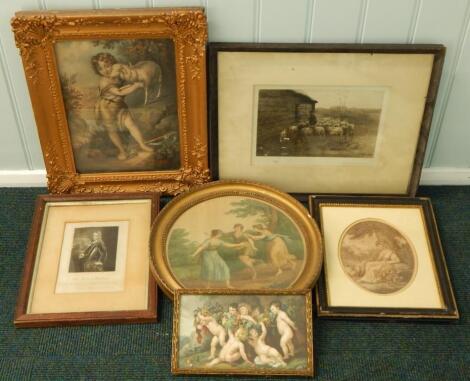 A quantity of 19thC prints