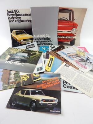 1970's and later car brochures