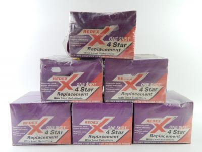 Six boxes of a dozen Redex One Shot 4 Star Replacement