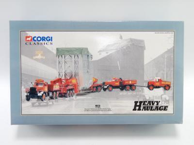 A Corgi Classics Wynns Diamond T Ballast (x2) 24 wheel Girder Trailer