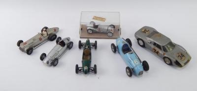 Two J & L R model racing cars