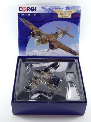 A Corgi Aviation Archive die cast model of a Bristol Blenheim