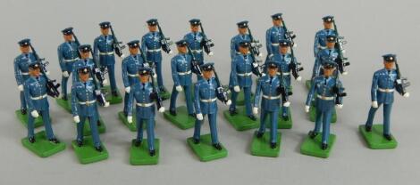 Various Britains metal soldiers