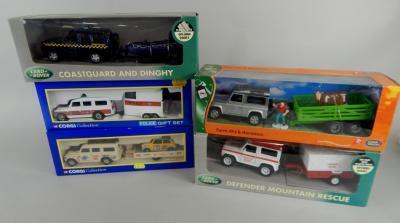 A Corgi Collection police gift set