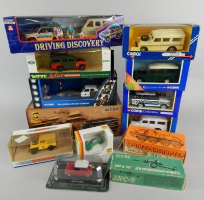 Various die cast vehicles etc.