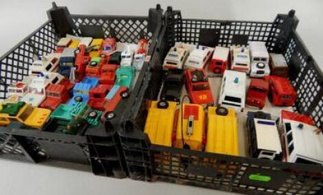 Various die-cast vehicles