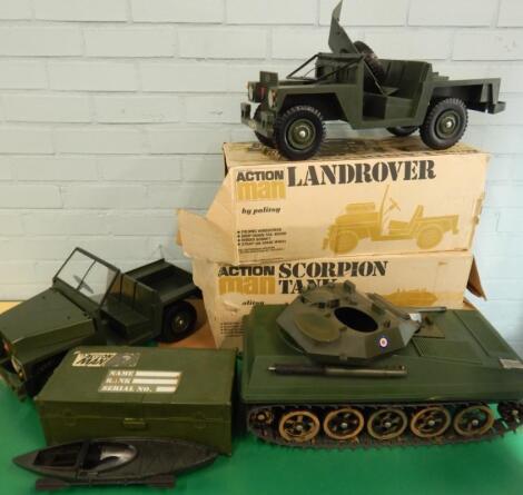 An Palitoy Action Man Landrover