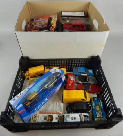 Various boxed die-cast vehicles