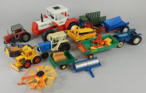 A quantity of die-cast and other agricultural machinery