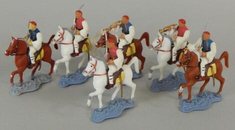 A collection of Aohna Greek plastic soldiers