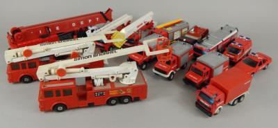 Various Fire Brigade related die-cast vehicles