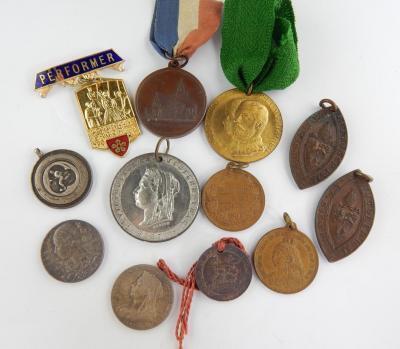 A collection of Queen Victoria and later commemorative coronation medals