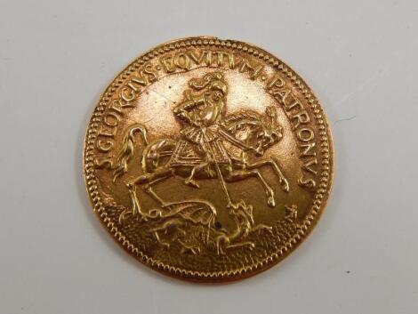 A Gold St George Intempestate Securitas Token