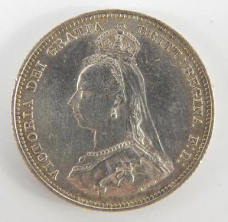 A Victoria shilling 1887.