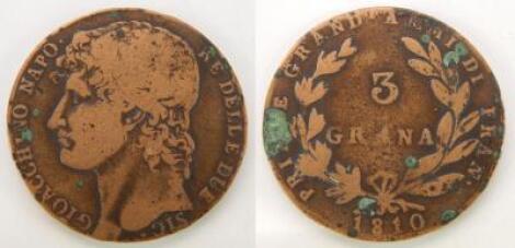 An Italian States Naples 3 grana coin
