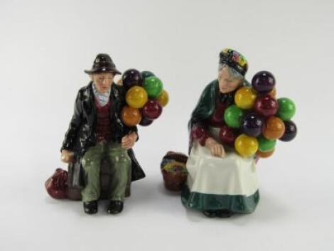 A Royal Doulton figure of The Old Balloon Seller