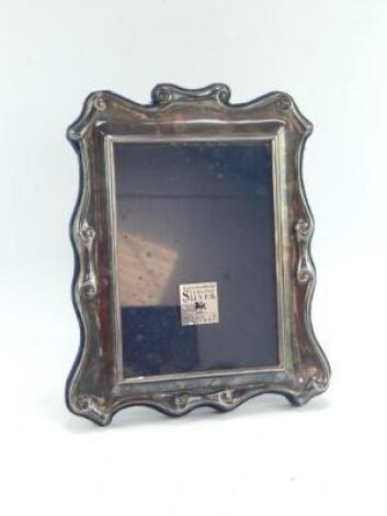 A silver strut photograph frame