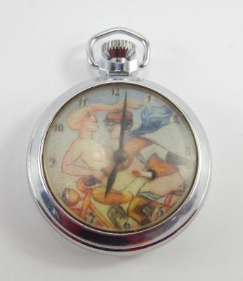 A gentleman's risque pocket watch