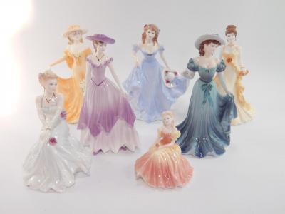 Coalport porcelain figures